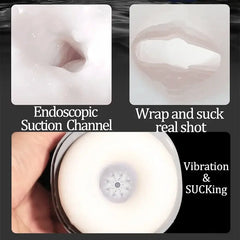 Rosetoylife-Men's vibrating Blowjob Masturbation Cup