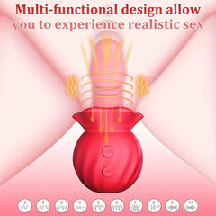 Sucking G-Spot Vibrator Dildo Sex Toys - Adult Toys Female Sex Stimulator Clitoral Vagina Mouth Silicone Vibrators With 3 Sucking & 10 Wiggling & 10 Vibrating, Adult Sex Toys