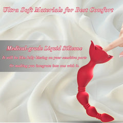 Rose Graduated Design Vibrating Anal Beads with 9 Modes, Anal Sex Toy for Women & Men