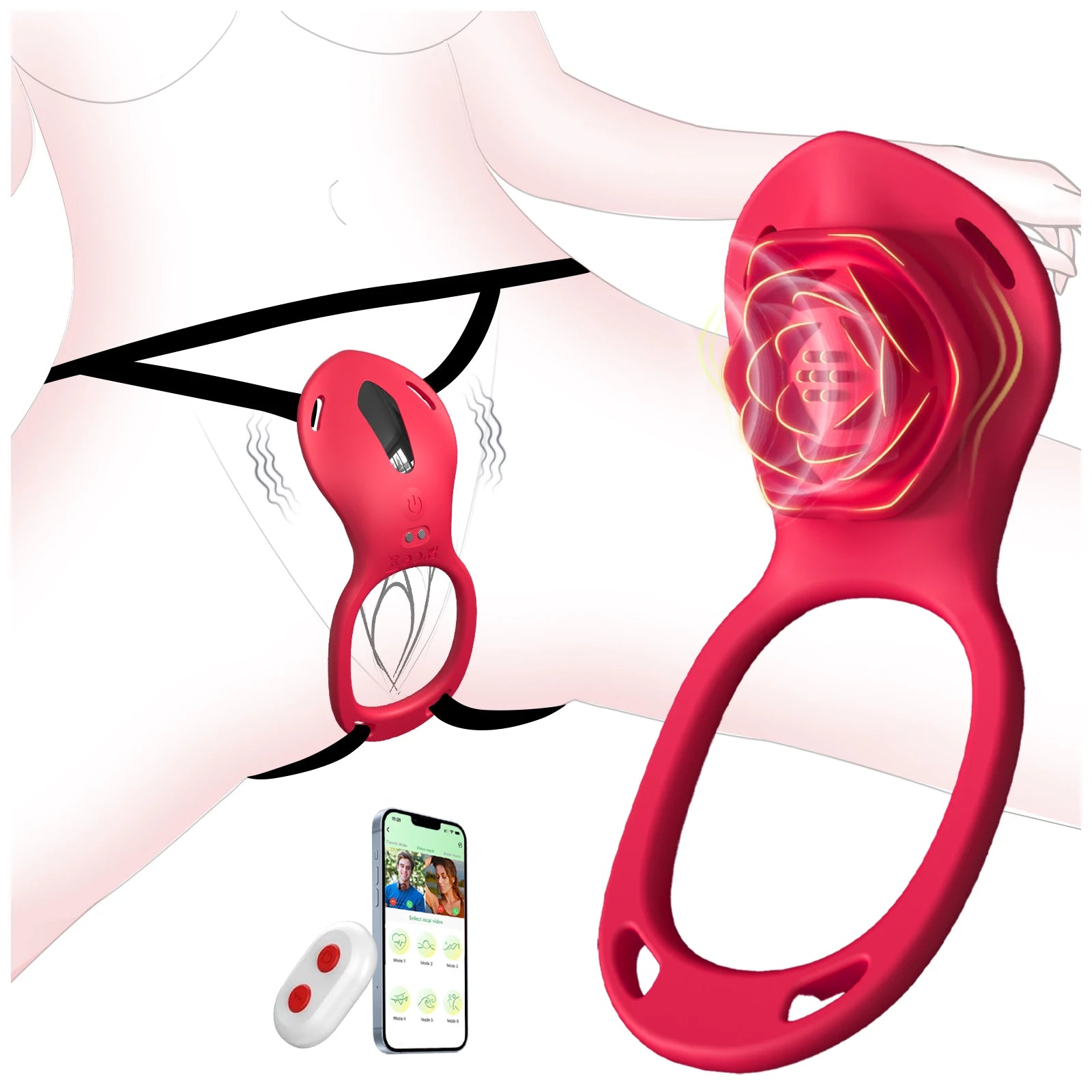 The 2026 Newest Rose Wearable Vibrator