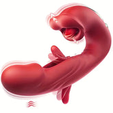 3-in-1 Thrusting Vibrator Sex Toys: 7 Slaps, 7 Vibrations, 5 Tongue Licks and Sucks, G-spot Stimulation with Nipple and Anal Stimulation Functions