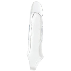 Thick 8.5 Inch Realistic Penis Extender Sleeve Male Cock Extension Real Girth ED