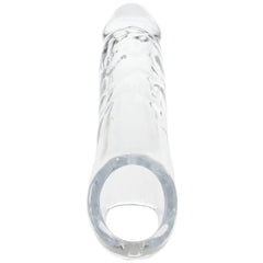 Thick 8.5 Inch Realistic Penis Extender Sleeve Male Cock Extension Real Girth ED