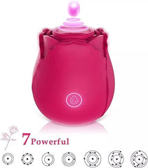 Rose Toys Clitoral Vibrator Nipple Massager 7 Mind-Blowing Tapping Modes Sex Toy