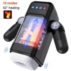 Heating vibration Masturbator game cup