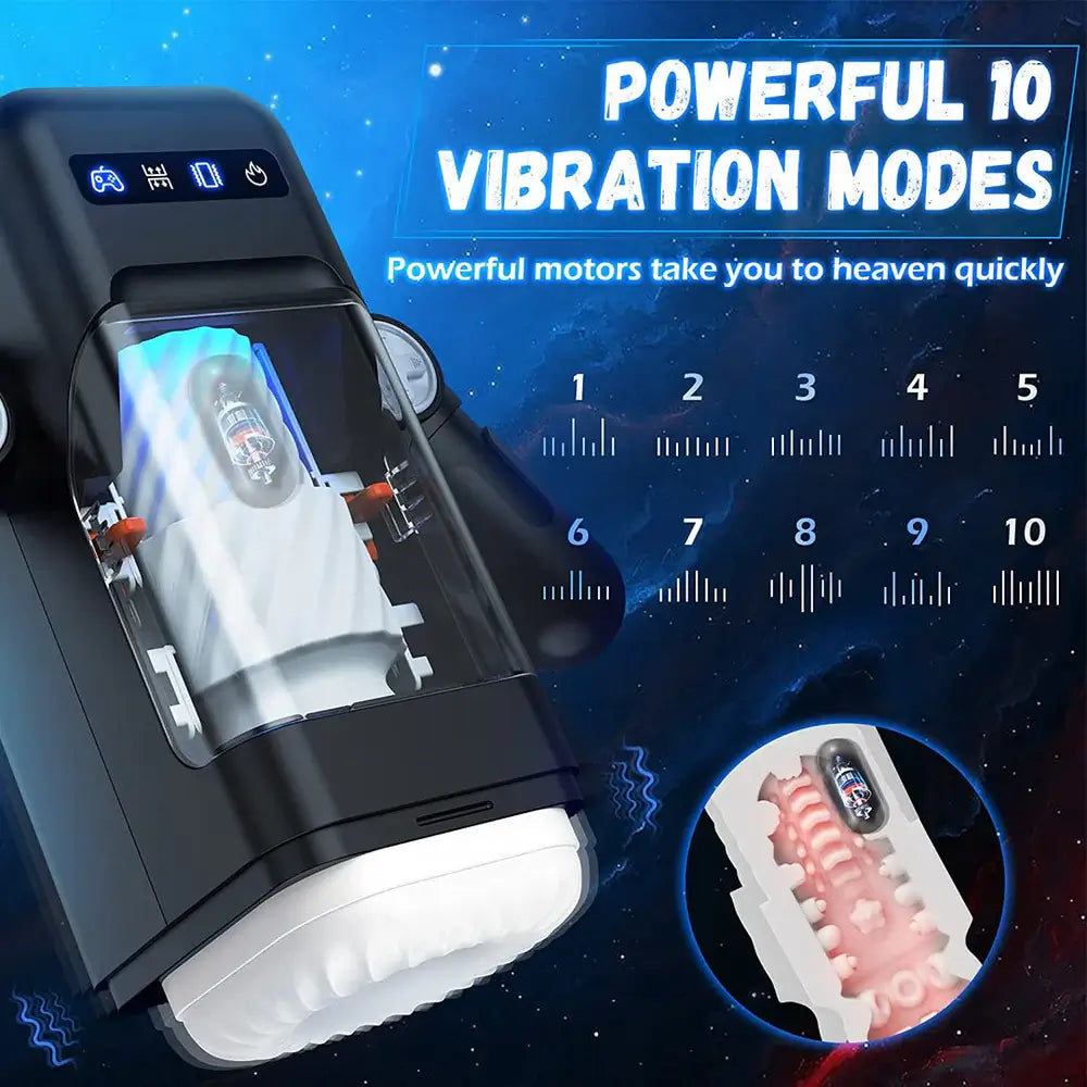 Heating vibration Masturbator game cup