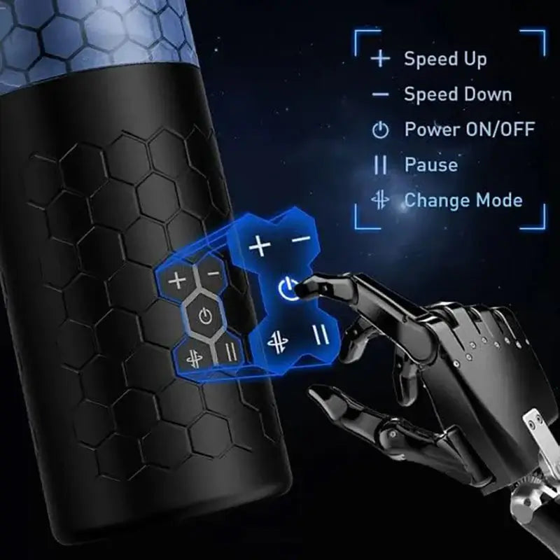 Thrusting Rotating Telescopic Masturbation Cup Thrusting Rotating Telescopic Masturbation Cup