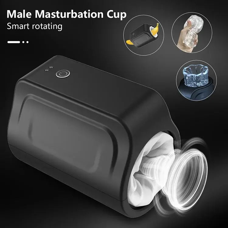 Rosetoylife-Men's vibrating  Blowjob Masturbation Cup