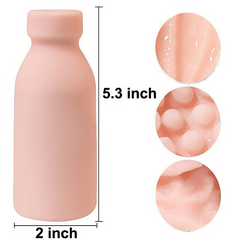 Male Milk Bottle Simulation Vagina  Masturbator Pocket Pussy Toy Masturbation Cup