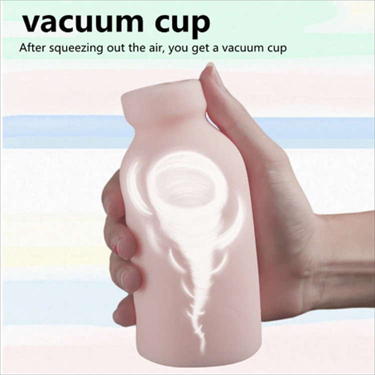 Male Milk Bottle Simulation Vagina Masturbator Pocket Pussy Toy Mastur Male Milk Bottle Simulation Vagina Masturbator Pocket Pussy Toy Mastur