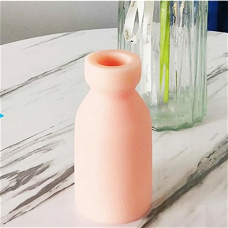 Male Milk Bottle Simulation Vagina  Masturbator Pocket Pussy Toy Masturbation Cup