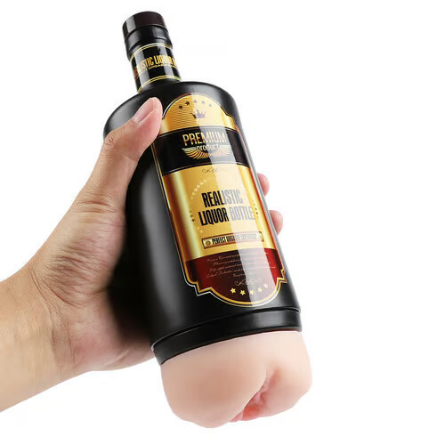 Men's Wine bottle Realistic HandheldMaturbation Cup