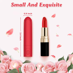 Small Bullet Vibrator for Women Waterproof Mini Clitoral Vibrator with 10 Modes