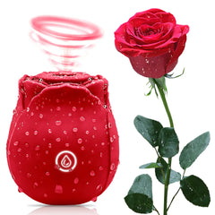 Red rose toy- Adult Toys With 10 Sucking & Vibrating Modes For Women Clitoral Nipple
