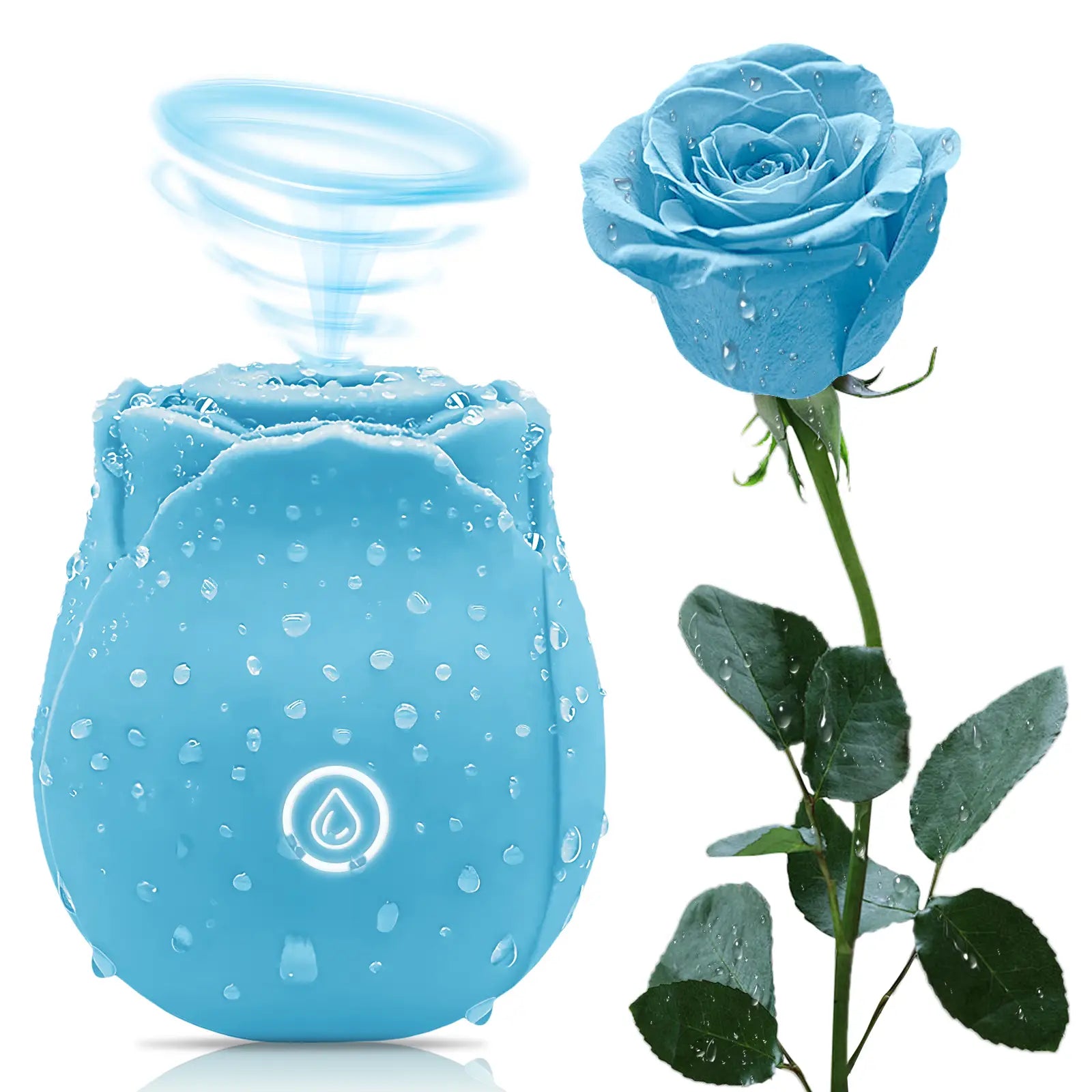 light blue rose toy