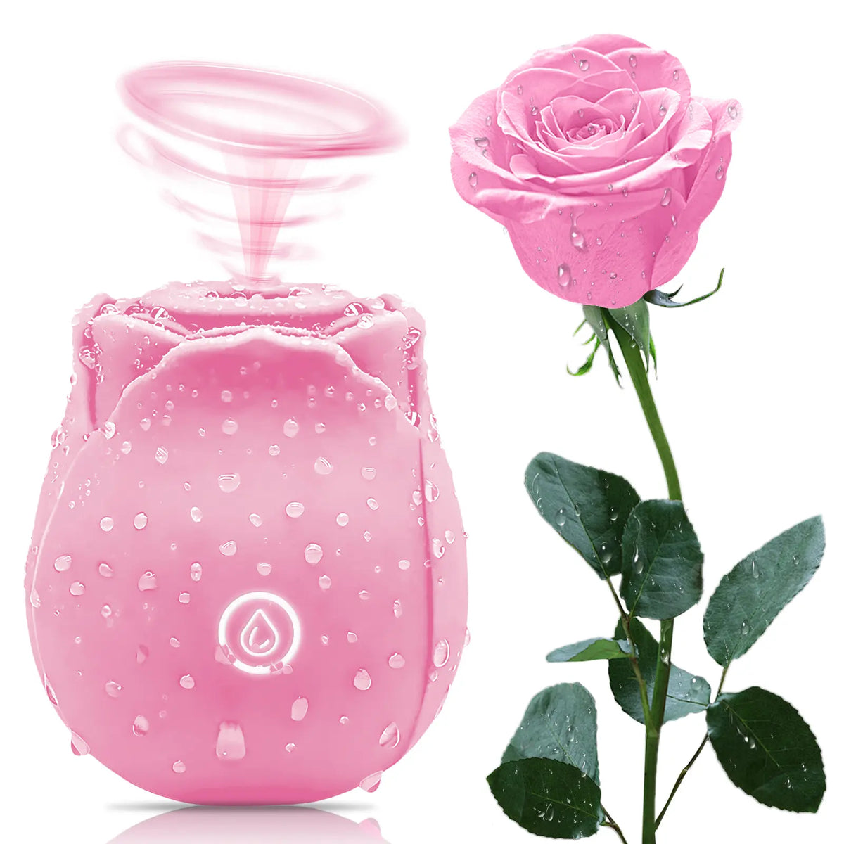Pink Rose toy-Powerful Sucking Toy for Women Nipple Clit Adults Mastur Pink Rose toy-Powerful Sucking Toy for Women Nipple Clit Adults Mastur