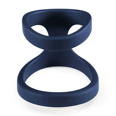 Dual Rings Indigo Blue Penis Ring Male Enhancement