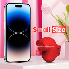 Rose Toy Finger Wearable Vibrator for Women patting Egg Clitoris Stimulator Adults Goods Sucking