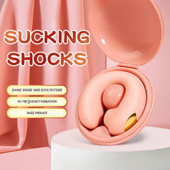 Sucking Jump Egg Female Masturbation Device Wearing Vibration Rods