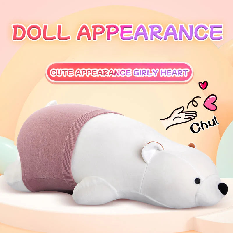 Female Discreet Polar Bear Pillow Remote Control Sex Machine