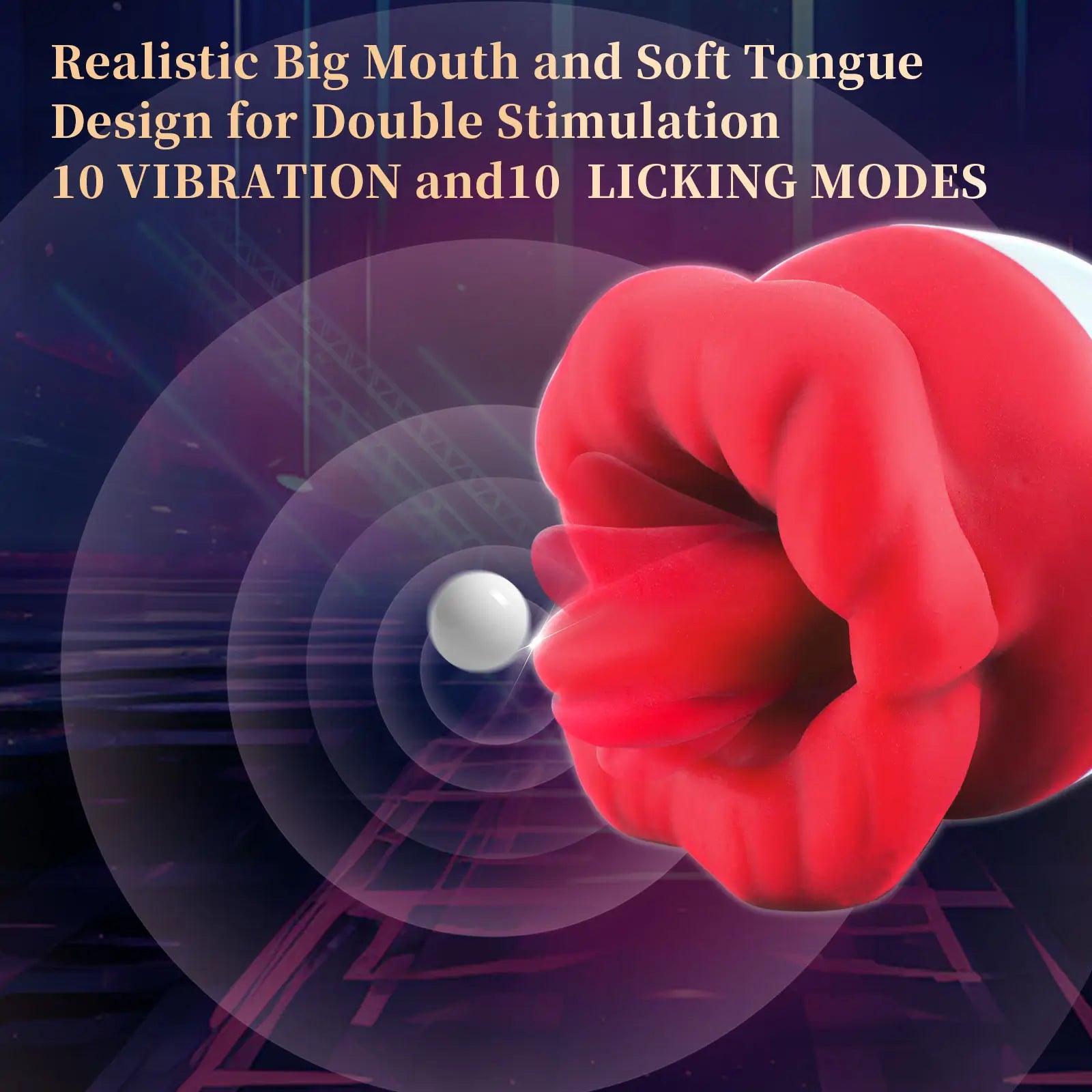 Mouth-shaped Clitoral Rose toys