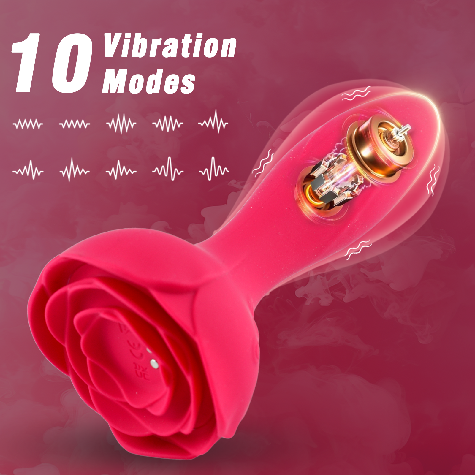 Rose Butt Plug & Inflatable Buttplug & Vibrating Butt Plug Rose Butt Plug & Inflatable Buttplug & Vibrating Butt Plug