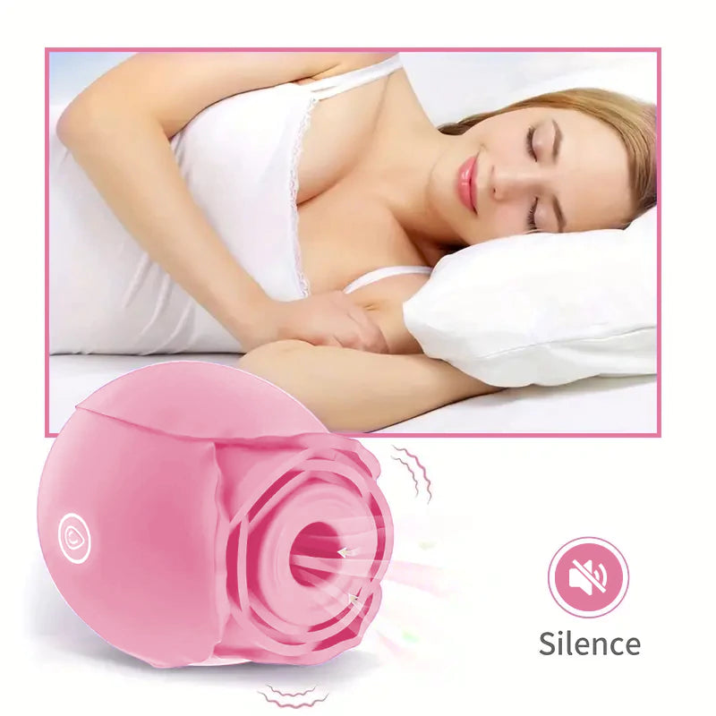 Pink Rose toy-Powerful Sucking Toy for Women Nipple Clit Adults Mastur Pink Rose toy-Powerful Sucking Toy for Women Nipple Clit Adults Mastur