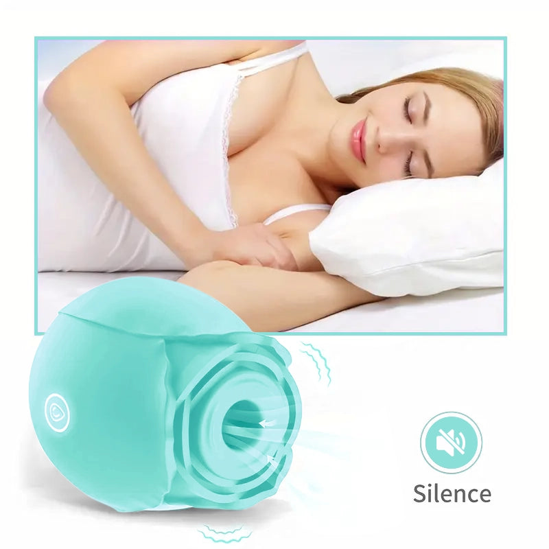 Green rose toy-Clitoral Sucking Vibrator Sucking 10 Modes for Nipple, Green rose toy-Clitoral Sucking Vibrator Sucking 10 Modes for Nipple,