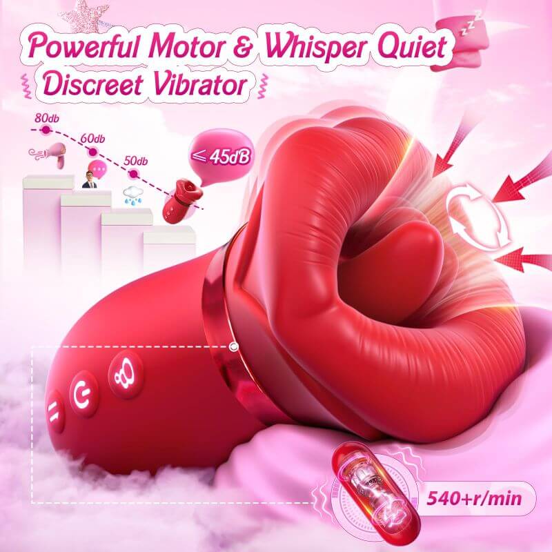 Rose Sex Toy - 5IN1 Mouth Sucking Anal Clit Nipple Vibrators For Coupl Rose Sex Toy - 5IN1 Mouth Sucking Anal Clit Nipple Vibrators For Coupl