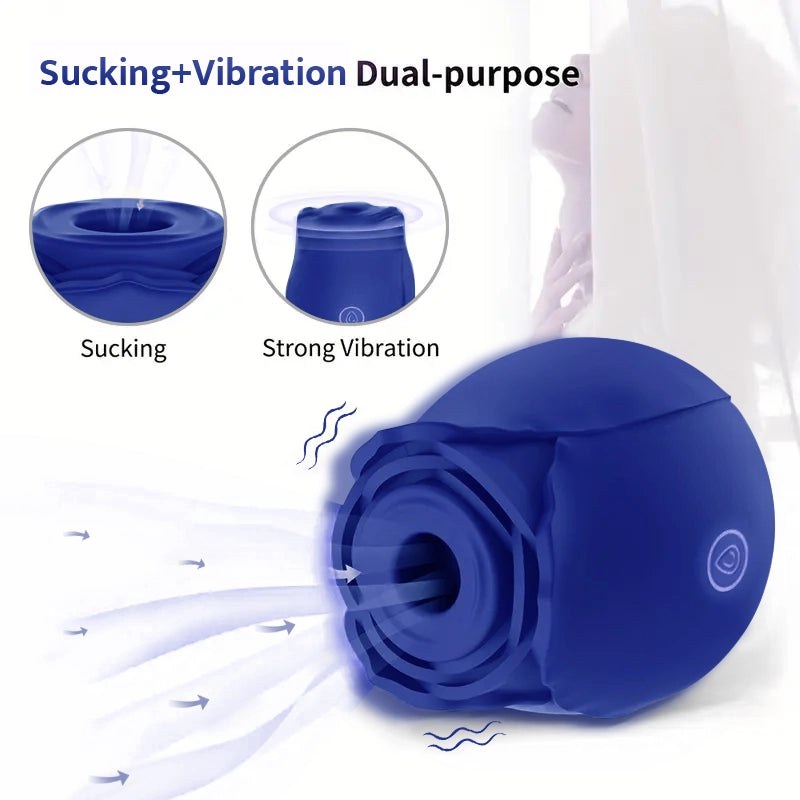 Blue rose toy-Sucking Vibrator Adult Sex Toys, Women Sex Toy Clitoral Blue rose toy-Sucking Vibrator Adult Sex Toys, Women Sex Toy Clitoral