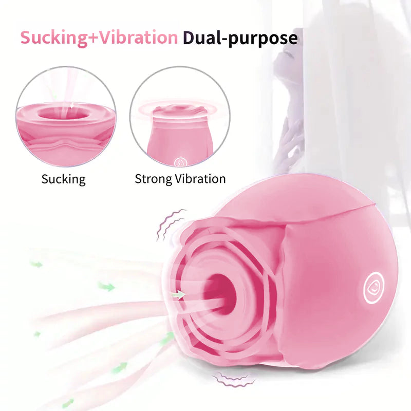 Pink Rose toy-Powerful Sucking Toy for Women Nipple Clit Adults Mastur Pink Rose toy-Powerful Sucking Toy for Women Nipple Clit Adults Mastur