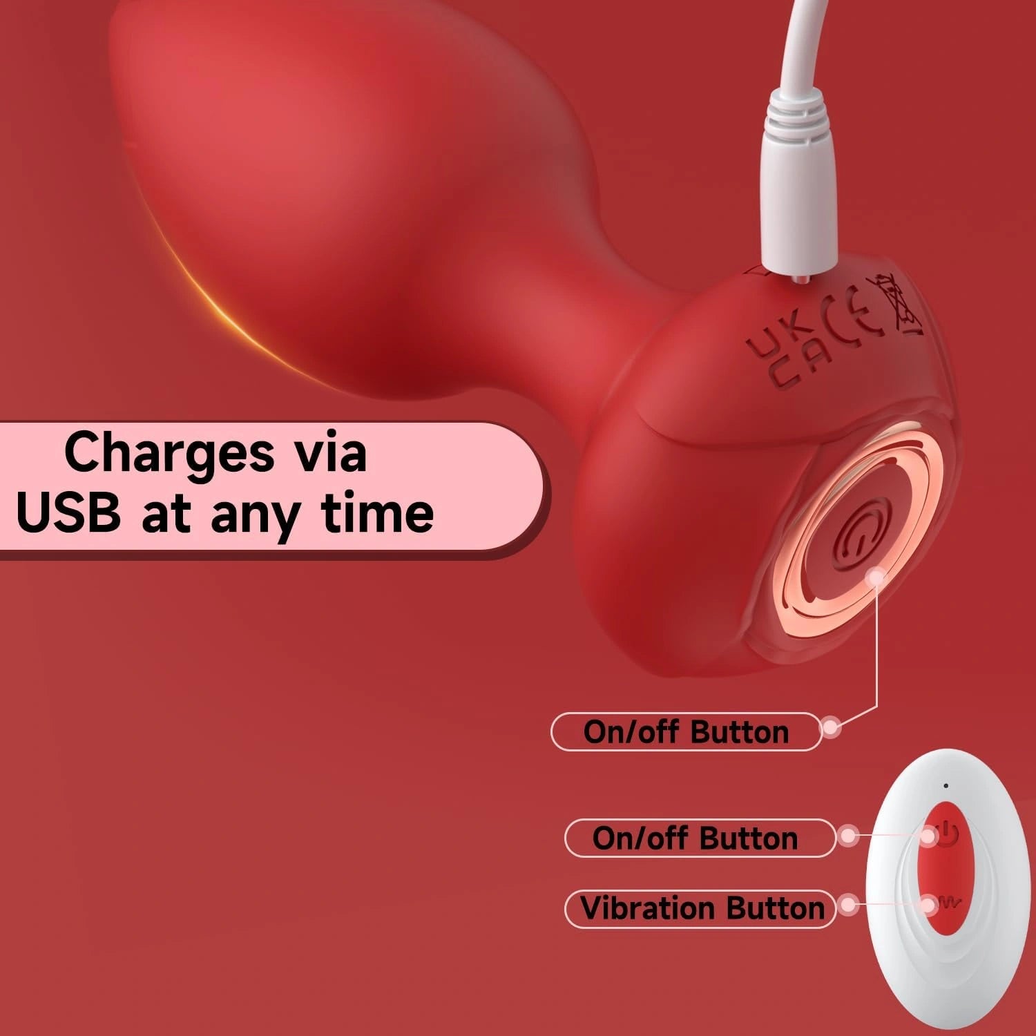 10 Vibration Modes Anal Butt Plug Vibrators Wireless Remote Controller 10 Vibration Modes Anal Butt Plug Vibrators Wireless Remote Controller
