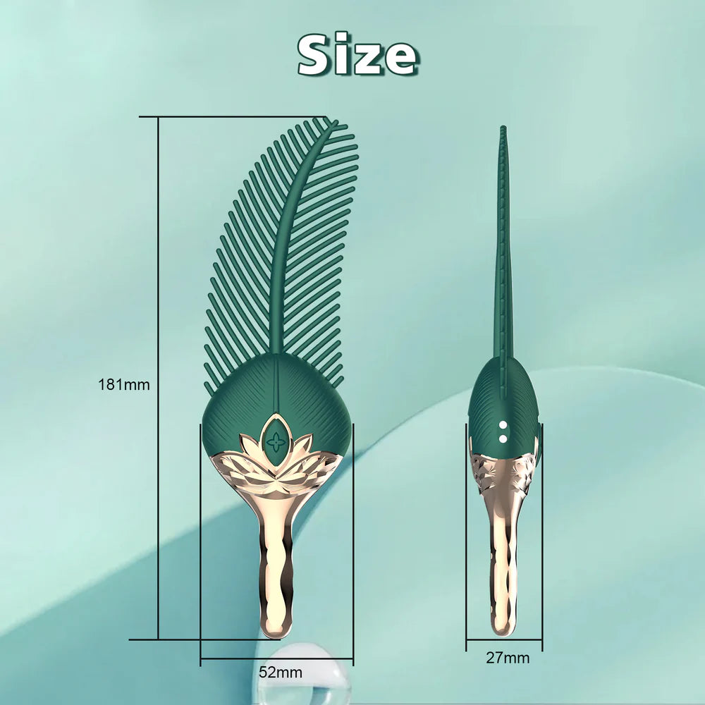 Peacock Feather - Clitoral Stimulator Body Massager Couple Sex Toy Wit Peacock Feather - Clitoral Stimulator Body Massager Couple Sex Toy Wit