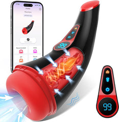 Male Masturbator - APP Control Adult Toys Male Masturbators Penis Pump with 9 Sucking & 9 Vibrating Modes