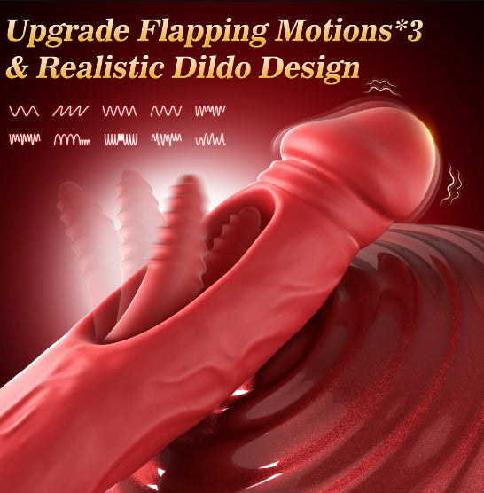 RoseToy for Womens - Tongue Licking & 3 Thrusting Vibrator RoseToy for Womens - Tongue Licking & 3 Thrusting Vibrator