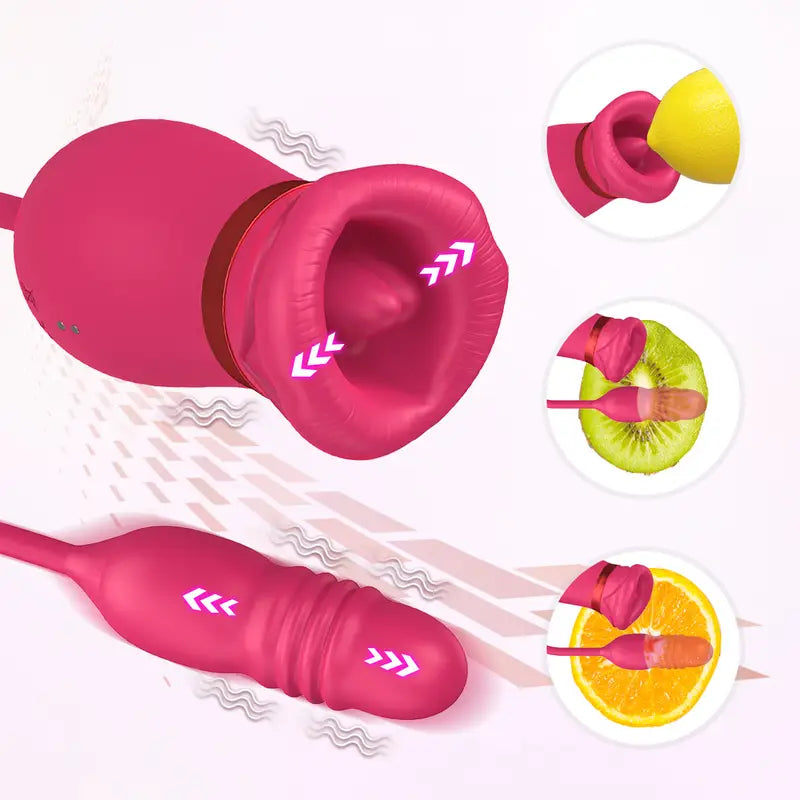 Sucking & Licking Sex Toys for Women Rose Vibrators Mouth Sucking Stim Sucking & Licking Sex Toys for Women Rose Vibrators Mouth Sucking Stim