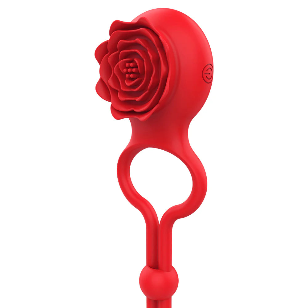 Rose Adjustable Cock Ring Love Rings Basic Penis Ring Couple Toys