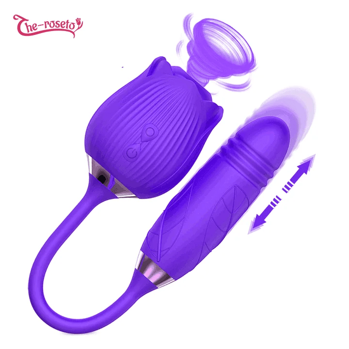 Rose Clit-G-Spot Vibrators: Sucking, Licking, and Thrusting Dildos for Women Rose Clit-G-Spot Vibrators: Sucking, Licking, and Thrusting Dildos for Women