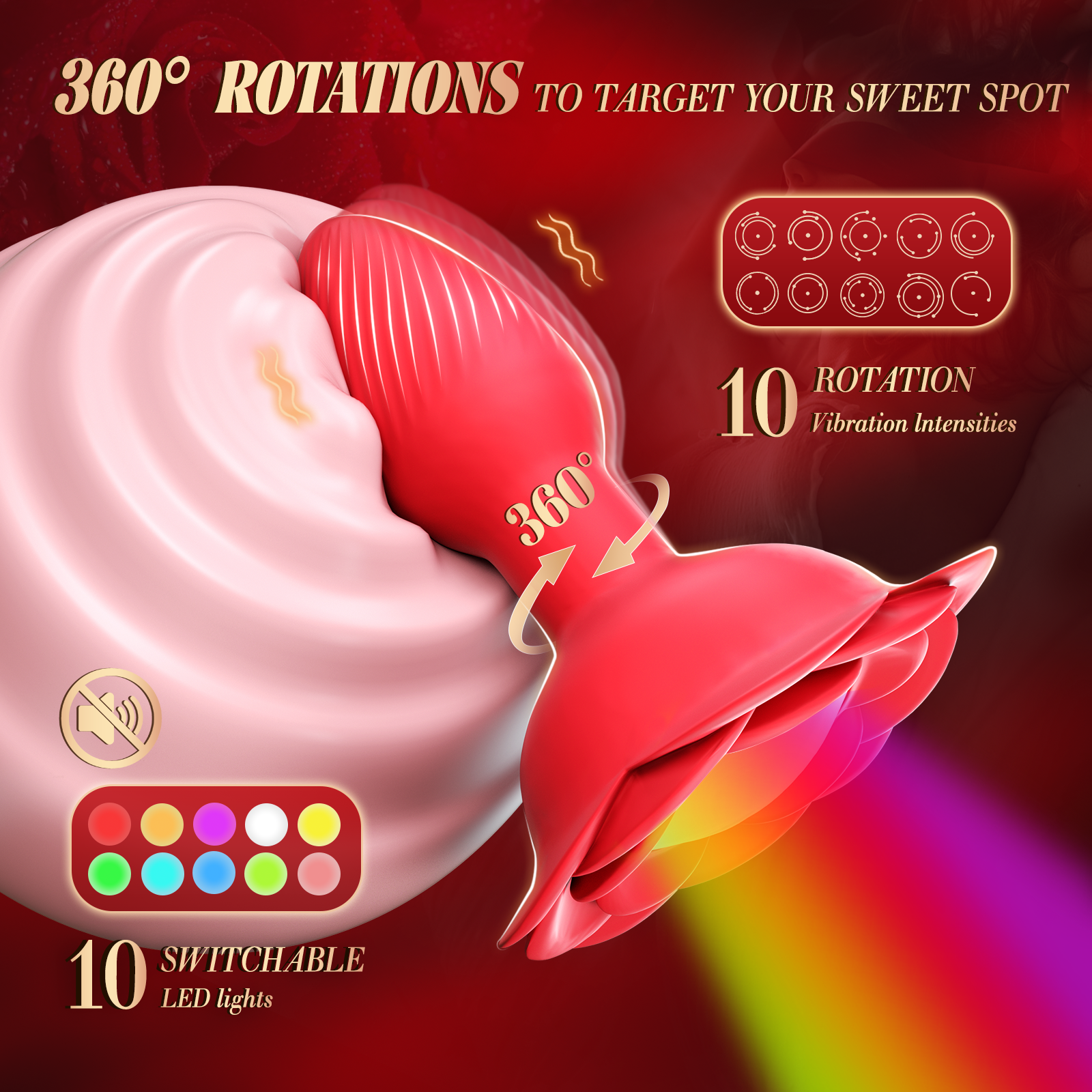 360 Rotation Vibrating Butt Plug Prostate Massager Remote Control Ana 360 Rotation Vibrating Butt Plug Prostate Massager Remote Control Ana