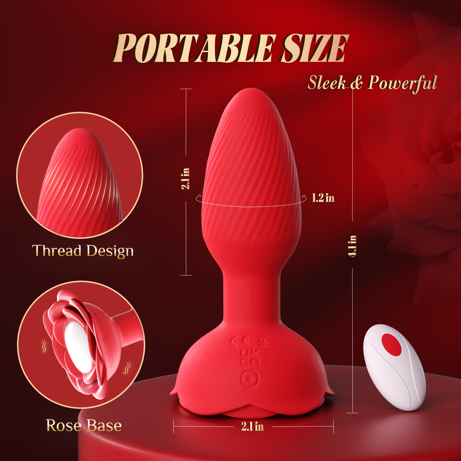 360 Rotation Vibrating Butt Plug Prostate Massager Remote Control Ana 360 Rotation Vibrating Butt Plug Prostate Massager Remote Control Ana