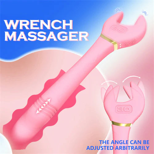 Wrench Erotic Toys - Women Vibrator with 11 Push-in and Vibration Patterns