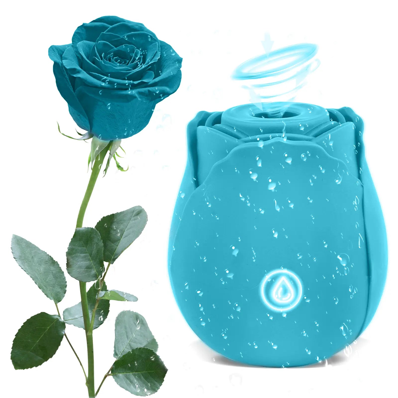 light blue rose toy