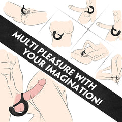 Silicone Adult Anal Cock Penis Ring Sex Toys Telecontrol Vibrator For Men And Woman Ring Anal  Joy Sexual