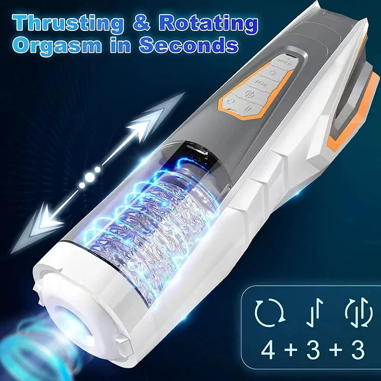 Automatic Telescopic Rotation Male Masturbation Cup Sucking Machine