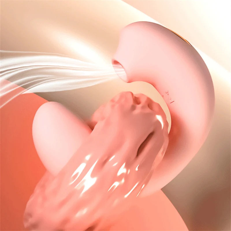 Sucking Jump Egg Female Masturbation Device Wearing Vibration Rods