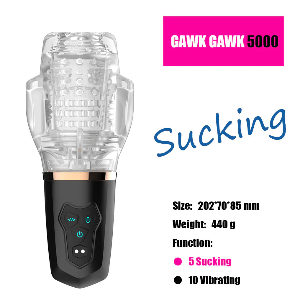 Automatic Sucking Male Vibration Mastubator Cup Transparent Silicone S Automatic Sucking Male Vibration Mastubator Cup Transparent Silicone S