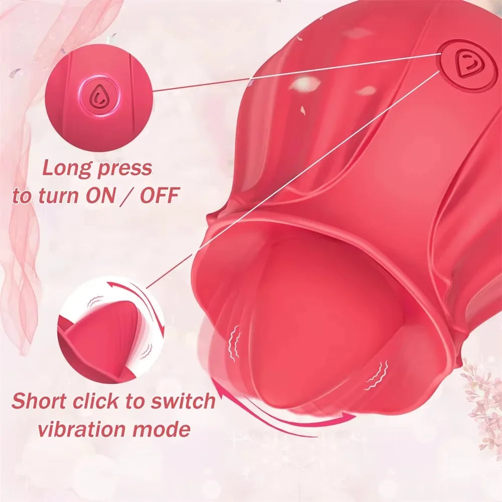 2025 Rose Sex Toy & Rose Toy with Tongue & Rose Clit Sucker for Women 2025 Rose Sex Toy & Rose Toy with Tongue & Rose Clit Sucker for Women