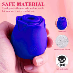 Blue rose toy-Sucking Vibrator Adult Sex Toys, Women Sex Toy Clitoral Vibrator