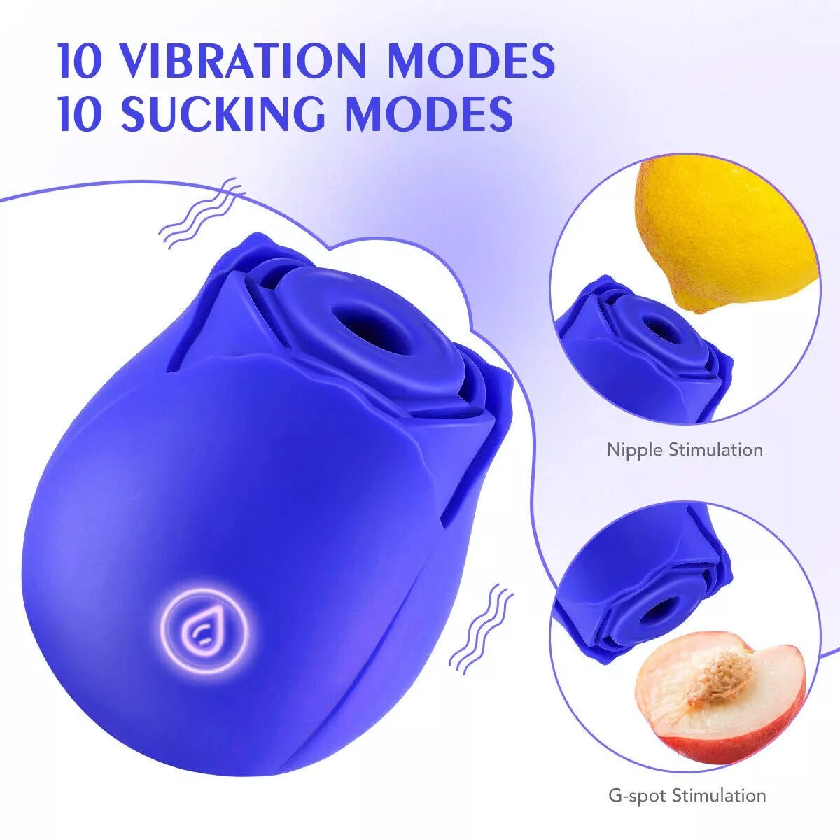 Blue rose toy-Sucking Vibrator Adult Sex Toys, Women Sex Toy Clitoral Vibrator