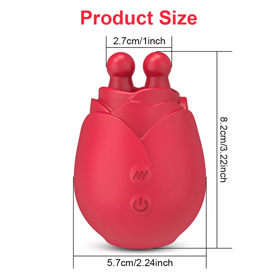 Rose Sucking Thrusting G-spot Vibrator Dildo Clit Massager Sex Toys fo Rose Sucking Thrusting G-spot Vibrator Dildo Clit Massager Sex Toys fo
